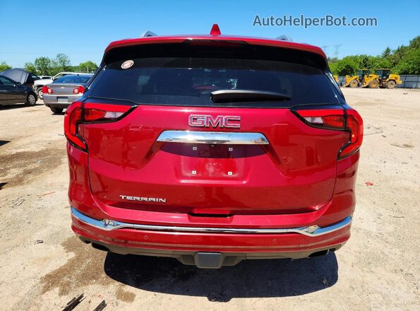 3GKALSEX8LL226327 2020 GMC TERRAIN Red Rear view