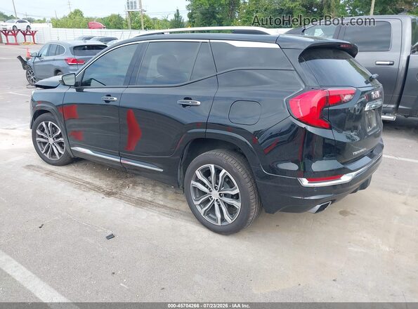 3GKALSEX9JL284699 2018 GMC TERRAIN Black Trasero izquierdo