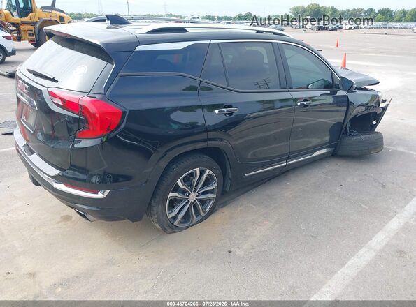 3GKALSEX9JL284699 2018 GMC TERRAIN Black Trasero derecho