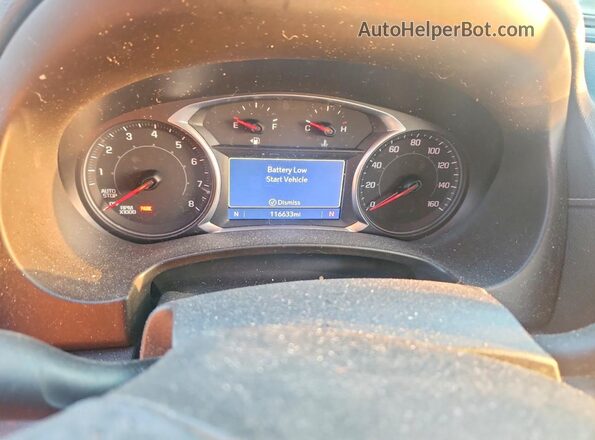 3GKALSEX9LL162962 2020 GMC TERRAIN Gray Widok zestawu wskaźników