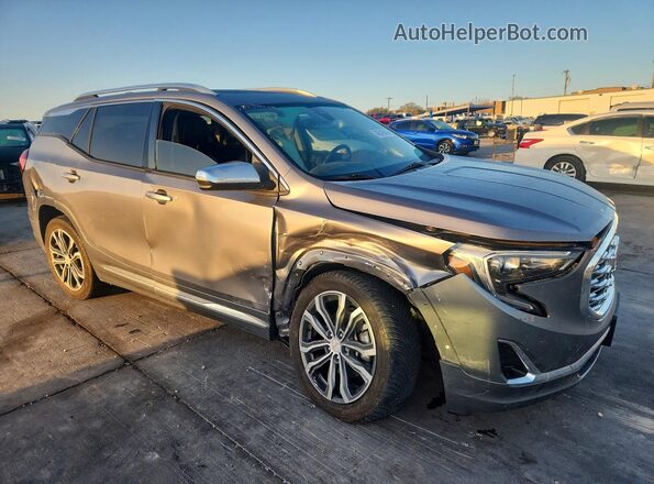 3GKALSEX9LL162962 2020 GMC TERRAIN Gray Przód prawy
