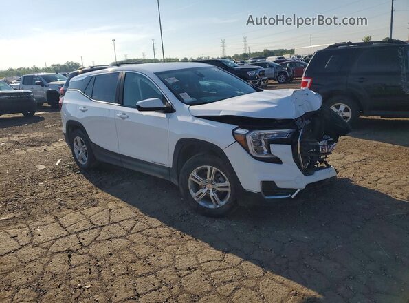 3GKALTEG0RL342409 2024 GMC TERRAIN Белый Передняя правая четверть