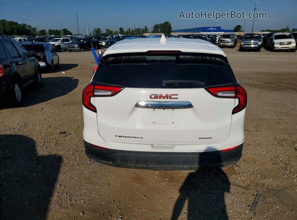 3GKALTEG0RL342409 2024 GMC TERRAIN Белый Вид сзади