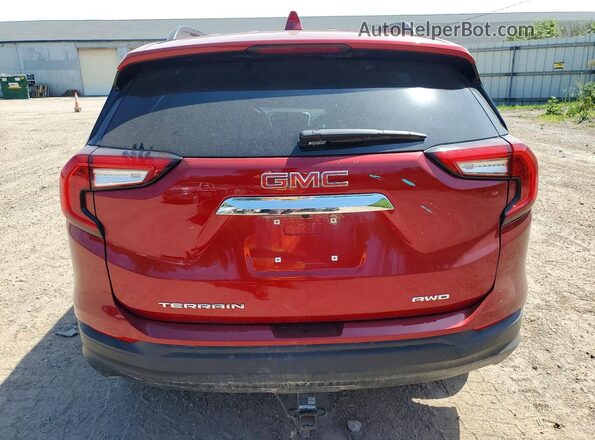 3GKALTEG2PL217179 2023 GMC TERRAIN Red Widok z tyłu