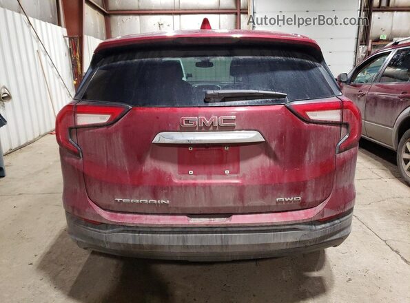 3GKALTEG3PL264141 2023 GMC TERRAIN Красный Вид сзади