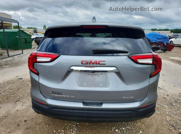 3GKALTEG7RL248186 2024 GMC TERRAIN Silver Rear view