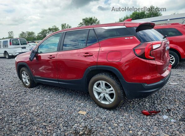 3GKALTEG7RL359563 2024 GMC TERRAIN Red Rear left