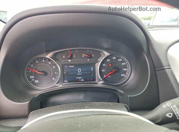 3GKALTEG7RL359563 2024 GMC TERRAIN Red Instrument cluster view