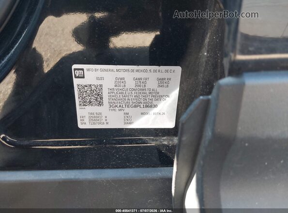 3GKALTEG8PL186830 2023 GMC TERRAIN Black Շարժիչի բաժամունքի տեսք