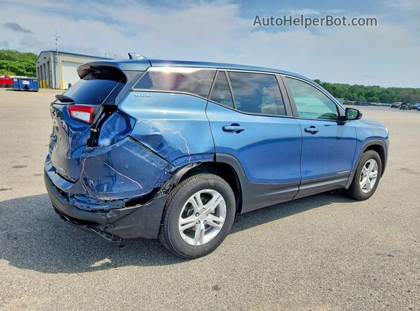 3GKALTEG8RL378686 2024 GMC TERRAIN Blue Задня права чверть