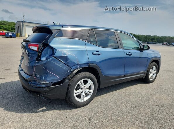 3GKALTEG8RL378686 2024 GMC TERRAIN Blue Панорамний вид салону 360°