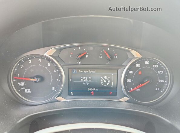 3GKALTEG8RL378686 2024 GMC TERRAIN Blue Вид щитка приладів
