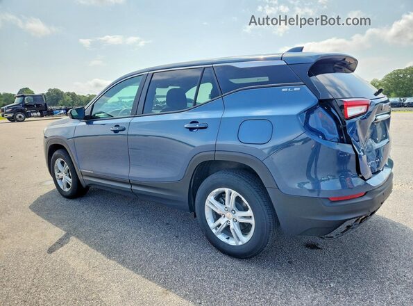 3GKALTEG8RL378686 2024 GMC TERRAIN Blue Задня ліва чверть
