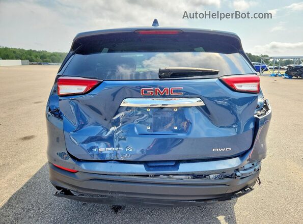 3GKALTEG8RL378686 2024 GMC TERRAIN Blue Вид ззаду