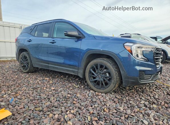 3GKALTEG9RL199685 2024 GMC TERRAIN Синий Передняя правая четверть
