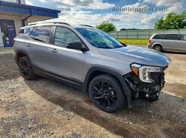 3GKALTEGXRL109251 2024 GMC TERRAIN Silver Передня права чверть
