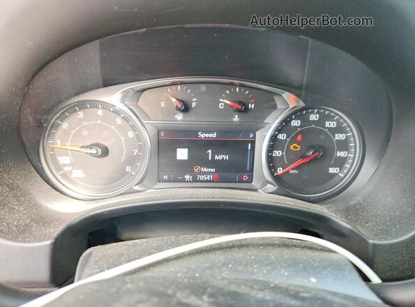 3GKALTEGXRL109251 2024 GMC TERRAIN Silver Вид щитка приладів