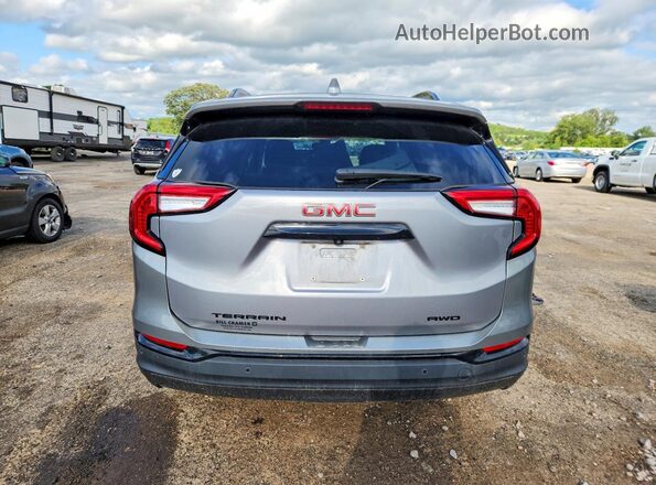 3GKALTEGXRL109251 2024 GMC TERRAIN Silver Вид ззаду