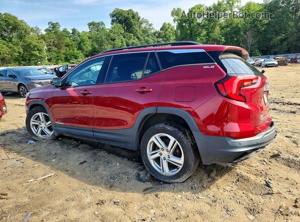 3GKALTEV0JL204307 2018 GMC TERRAIN Red უკანა მარცხენა