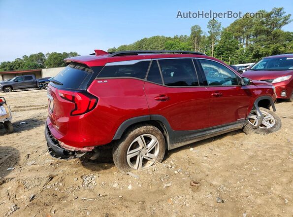 3GKALTEV0JL204307 2018 GMC TERRAIN Red უკანა მარჯვენა
