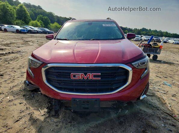 3GKALTEV0JL204307 2018 GMC TERRAIN Red წინა ხედი