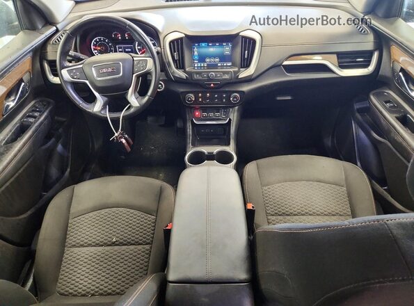 3GKALTEV0JL364977 2018 GMC TERRAIN Charcoal Vista del salpicadero