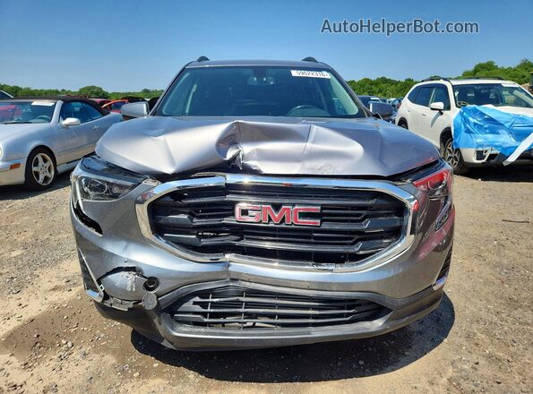 3GKALTEV0KL178258 2019 GMC TERRAIN Gray Դիմացի տեսք