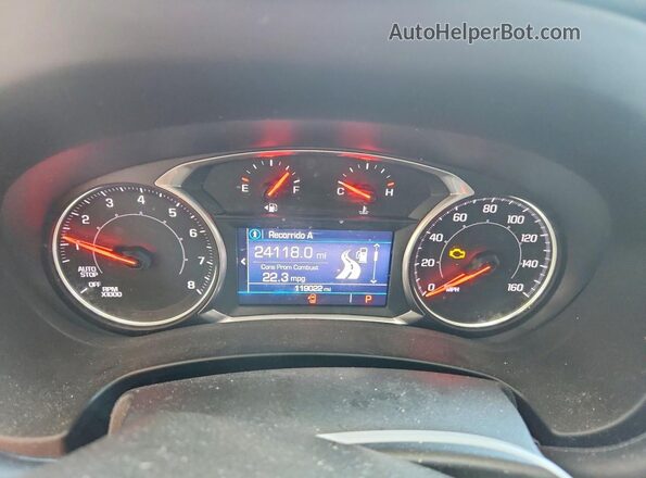 3GKALTEV0LL129501 2020 GMC TERRAIN Gray Instrument cluster view