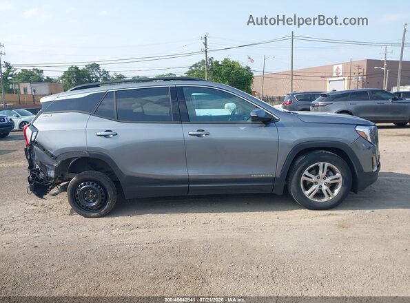 3GKALTEV0LL143107 2020 GMC TERRAIN Gray Rear interior view