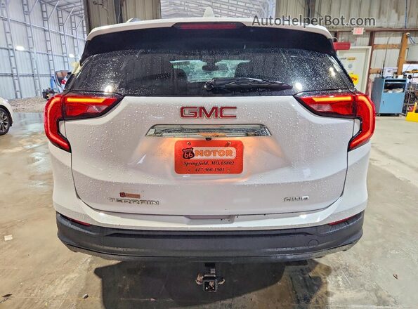 3GKALTEV0LL345574 2020 GMC TERRAIN White Vista trasera