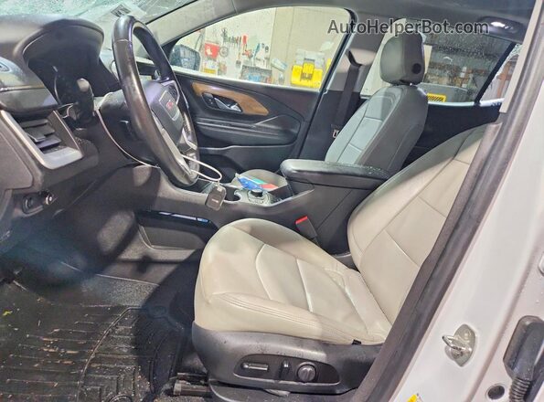 3GKALTEV0LL345574 2020 GMC TERRAIN White Vista interior delantera