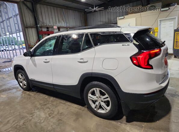 3GKALTEV0LL345574 2020 GMC TERRAIN White Trasero izquierdo