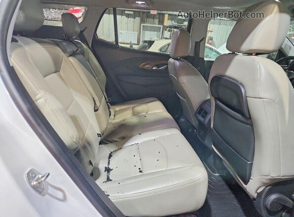 3GKALTEV0LL345574 2020 GMC TERRAIN White Vista interior trasera