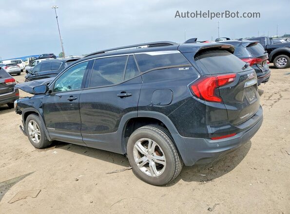 3GKALTEV1JL310023 2018 GMC TERRAIN Charcoal Rear left