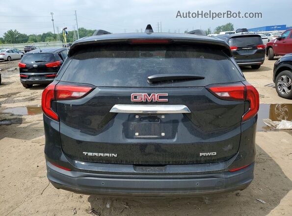 3GKALTEV1JL310023 2018 GMC TERRAIN Charcoal Rear view