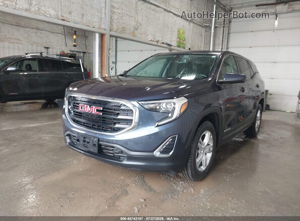 3GKALTEV1JL349937 2018 GMC TERRAIN Blue Front left
