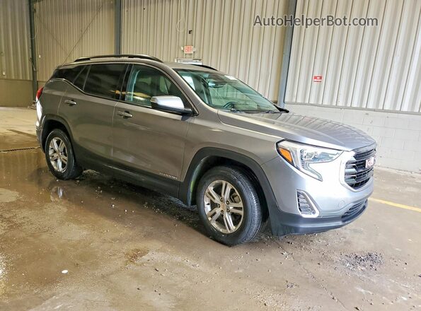 3GKALTEV1LL305455 2020 GMC TERRAIN Серебряный Передняя правая четверть