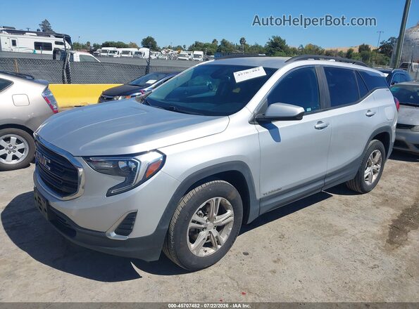 3GKALTEV1ML308955 2021 GMC TERRAIN Gray Передня ліва чверть