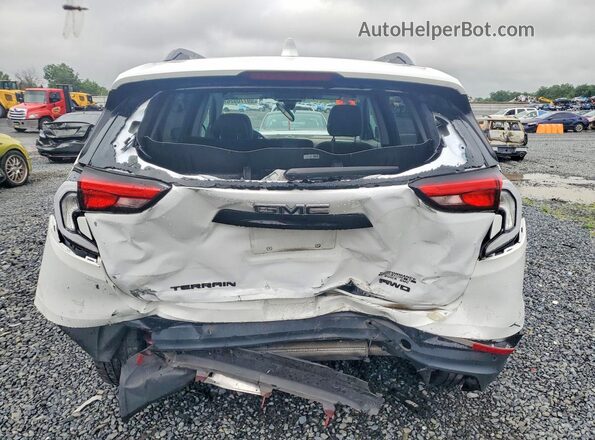 3GKALTEV1ML369903 2021 GMC TERRAIN Белый Вид сзади