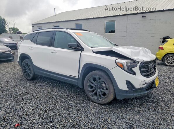 3GKALTEV1ML369903 2021 GMC TERRAIN Белый Передняя правая четверть
