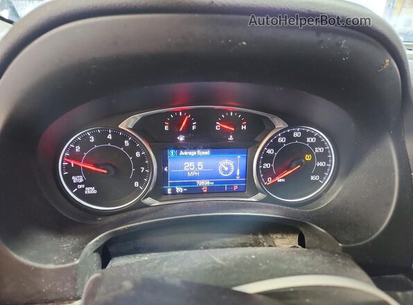3GKALTEV1ML396485 2021 GMC TERRAIN Black Вид щитка приладів