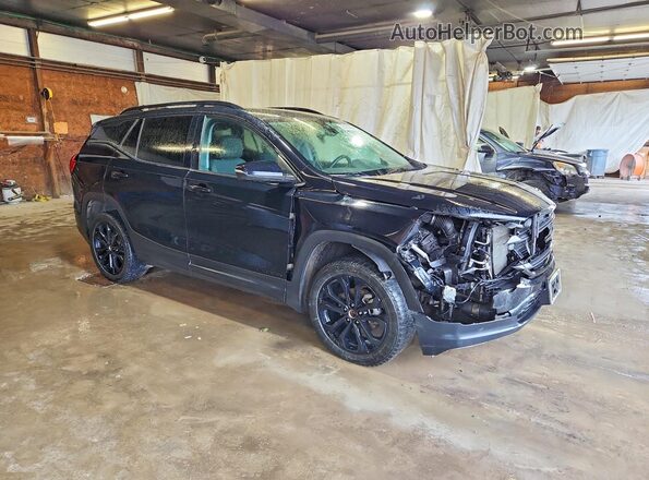 3GKALTEV1ML396485 2021 GMC TERRAIN Black Передня права чверть