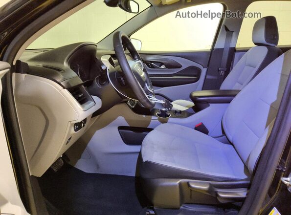 3GKALTEV1NL173087 2022 GMC TERRAIN Black Widok wnętrza z przodu