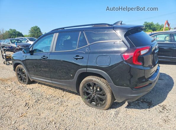 3GKALTEV1NL259953 2022 GMC TERRAIN Black უკანა მარცხენა