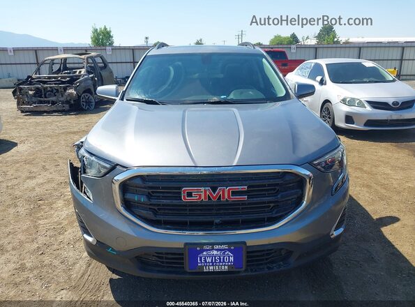 3GKALTEV2JL169222 2018 GMC TERRAIN Gray Widok zestawu wskaźników