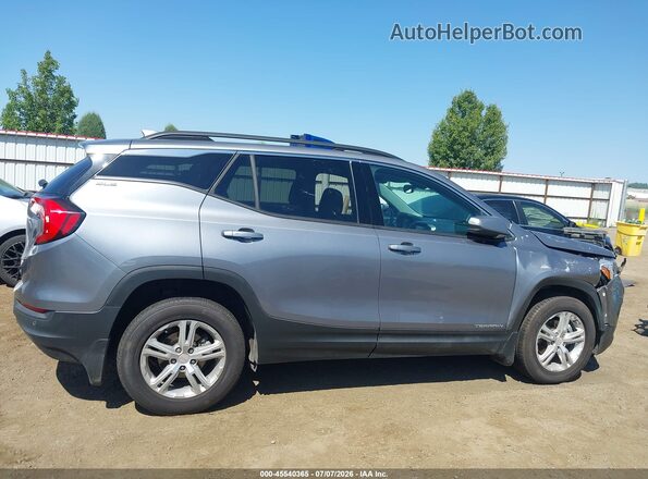 3GKALTEV2JL169222 2018 GMC TERRAIN Gray Widok wnętrza z tyłu