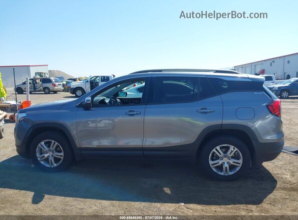 3GKALTEV2JL169222 2018 GMC TERRAIN Gray Widok wnętrza 360 stopni