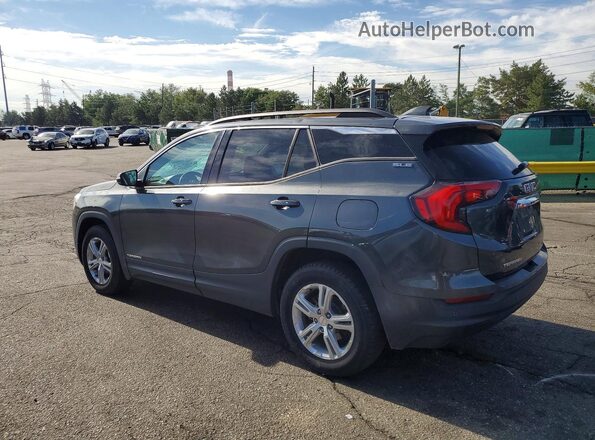 3GKALTEV2JL206589 2018 GMC TERRAIN Gray Tył lewy