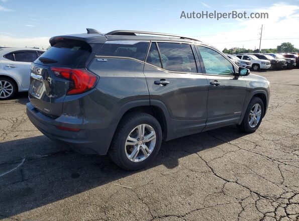 3GKALTEV2JL206589 2018 GMC TERRAIN Gray Tył prawy
