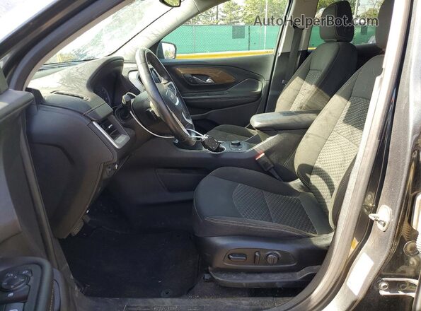 3GKALTEV2JL206589 2018 GMC TERRAIN Gray Widok wnętrza z przodu